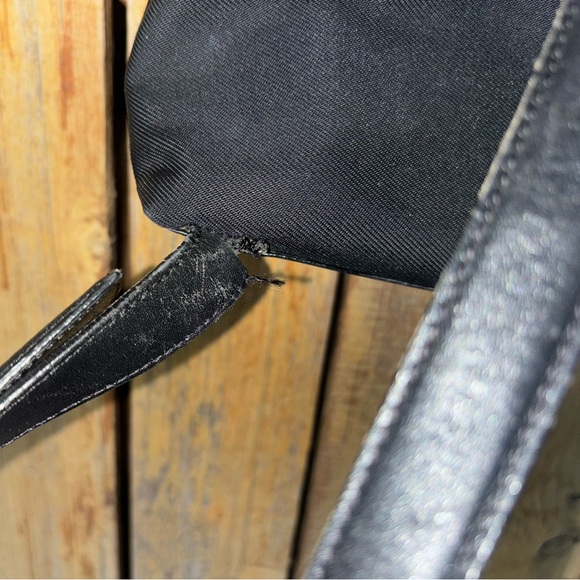 Coach Vintage Mercer Black Canvas Backpack With Leather Trim - Picture 5 of 6